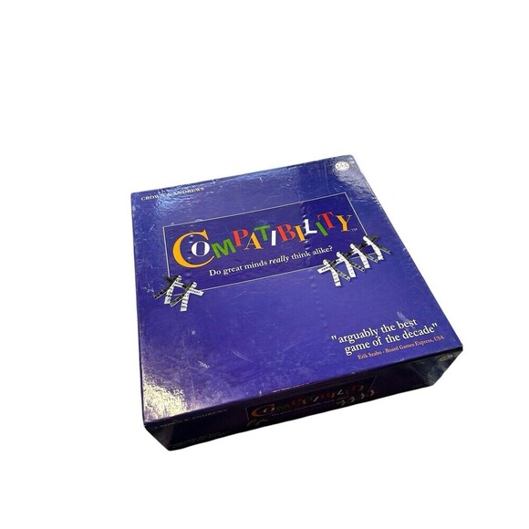 Compatibility Board Game Great Minds Really Think Alike Complete Rare - Picture 1 of 8
